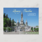 Rosary Basilica, Lourdes, Frankrijk Briefkaart (Voorkant)