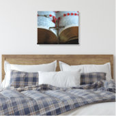 Rosary en Bijbel 1 Canvas Afdruk (Insitu (Slaapkamer))