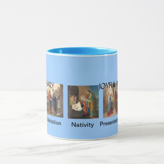 Rosary Joyful *Mysteries Coffee Mok (Midden)