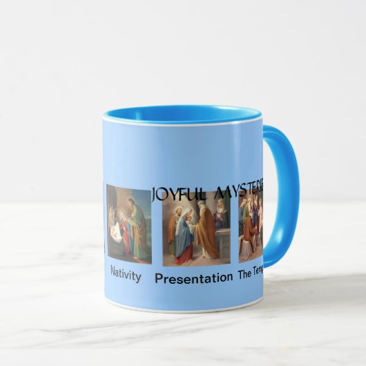 Rosary Joyful *Mysteries Coffee Mok (Voorkant rechts)