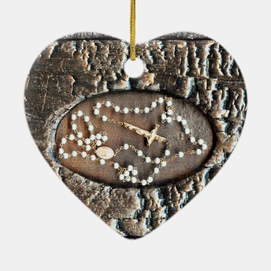 Rosary Keramisch Ornament (Achterkant)