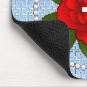 Rosary met Cross Pattern Muismat (Hoek)