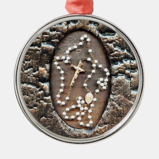 Rosary Metalen Ornament (Voorkant)