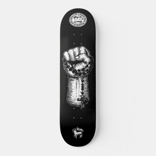 Rosary Power Skateboard, 8 1/8-inch deck Persoonlijk Skateboard (Voorkant)