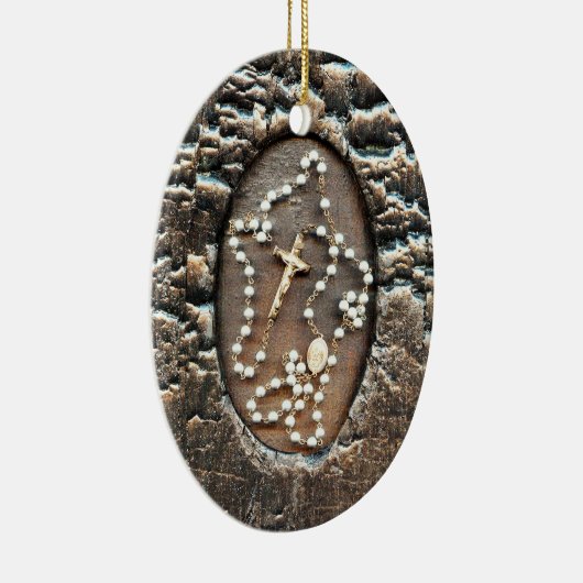 Rosary & Prayer for Healing Keramisch Ornament (Rechts)