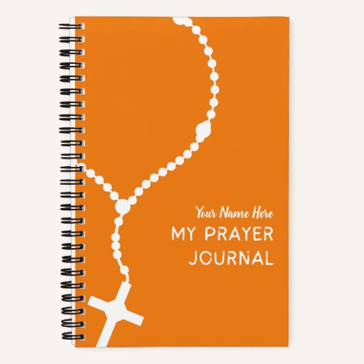 Rosary Prayer Journal katholiek Spiritueel Notitie Notitieboek (Voorkant)