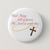 Rosary Ronde Button 5,7 Cm (Voorkant)