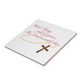 Rosary Tegeltje (Zijkant)