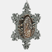 Rosary Tin Sneeuwvlok Ornament (Links)