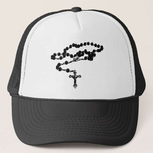 Rosary Trucker Hat Trucker Pet (Voorkant)