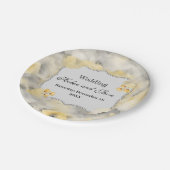 Rosas amarillas papieren bordje (Gekanteld)