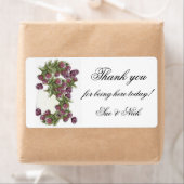 rosas bouquet bedankt voor je gunst etiket (Insitu)