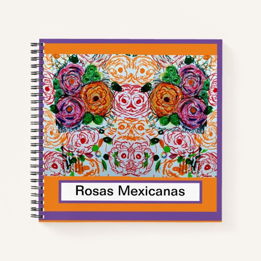Rosas Mexicanas Notitieboek (Voorkant)