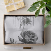 Rosas negras en acuarela tissuepapier (Geschenk)