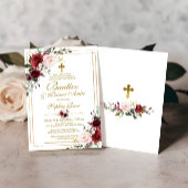 Rosas Rojas para Bautizo & Primer Añito Kaart