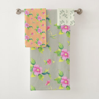 Rosas silvestres bad handdoek