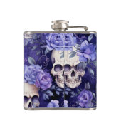 Rosas violetas con calaveras heupfles (Achterkant)