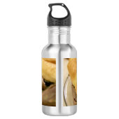 Rosbief sandwich met romige geitenkaas waterfles (Achterkant)