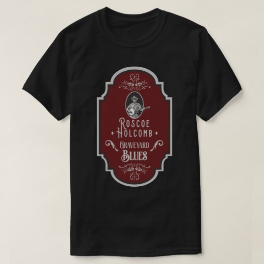 Roscoe Holcomb Old Time Music T-Shirt Sticker (Design voorkant)