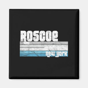 Roscoe New York Ny Retro Vakantie Skien Wandelen S Magneet