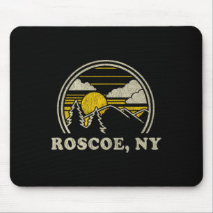 Roscoe New York Ny T-shirt Vintage Wandelen Berg Muismat