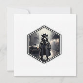 Roscoe Raccoon Privé-detective Kaart (Achterkant)