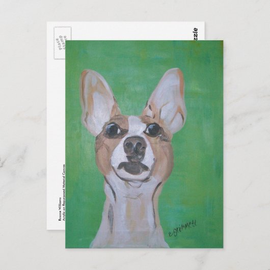 Roscoe Williams Briefkaart (Voorkant / Achterkant)