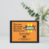 Roscoe's Roadside Roadkill Briefkaart (Staand voorkant)