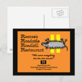 Roscoe's Roadside Roadkill Briefkaart (Voorkant / Achterkant)