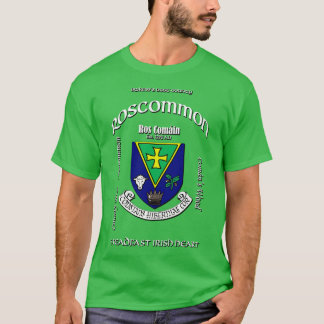 Roscommon Ierland Ierse Crest Coat of Arms T-shirt