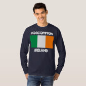 Roscommon, Ierland met Ierse vlag T-shirt (Voorkant volledig)