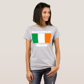 Roscommon, Ierland met Ierse vlag T-shirt (Voorkant volledig)