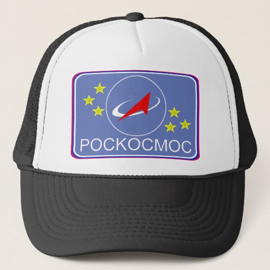 Roscosmos Flight Patch Trucker Pet (Voorkant)