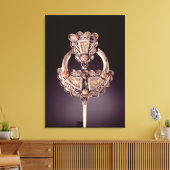 Roscrea Brooch, van Roscrea Canvas Afdruk (Insitu (Woonkamer))