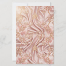 Rose Aesthetic Double-Sided Floral Stationery Pape