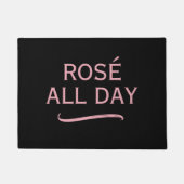 Rosé All Day deurmat voor thuis, bar of restaurant (Voorkant)