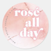 Rosé All Day Favor Stickers (Voorkant)
