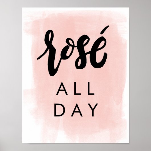 Rosé All Day Poster (Voorkant)