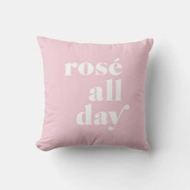 Rosé All Day Roze Sierkussen