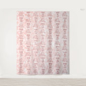 Rosé All Day Step and Repo Event Photo Backdrop Wandkleed (Voorkant)