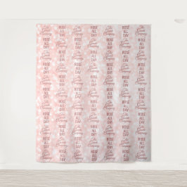 Rosé All Day Step en Repeat Event Foto Achtergrond Wandkleed