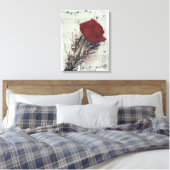 <Rose and Music>van Kim Koza 2 Canvas Afdruk (Insitu (Slaapkamer))