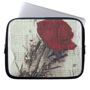 <Rose and Music>van Kim Koza 2 Laptop Sleeve