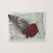 <Rose and Music>van Kim Koza 2 Legpuzzel (Horizontaal)