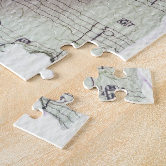 <Rose and Music>van Kim Koza 2 Legpuzzel (Zijkant)