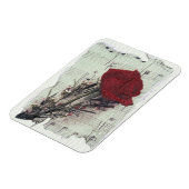 <Rose and Music>van Kim Koza 2 Magneet (Linkerzijde)