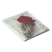 <Rose and Music>van Kim Koza 2 Notitieblok (Schuin)