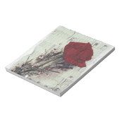 <Rose and Music>van Kim Koza 2 Notitieblok (Linkerzijde)