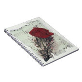 <Rose and Music>van Kim Koza 2 Notitieboek (Rechterzijde)