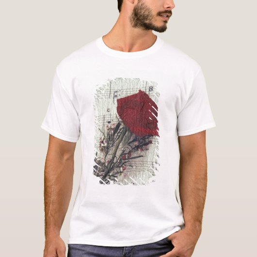 <Rose and Music>van Kim Koza 2 T-shirt (Voorkant)